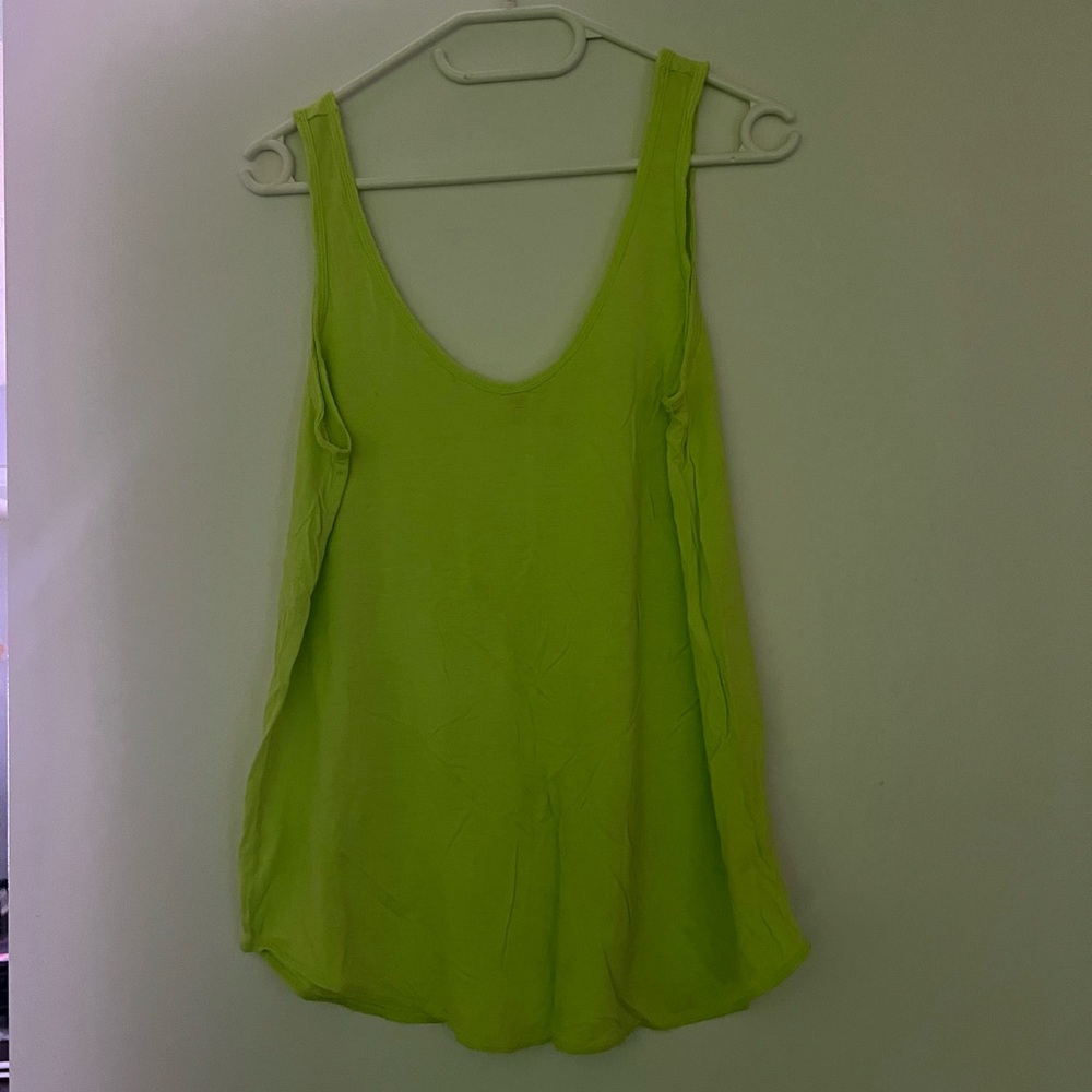 Wilfred Green Sleeveless Relaxed Tank Top